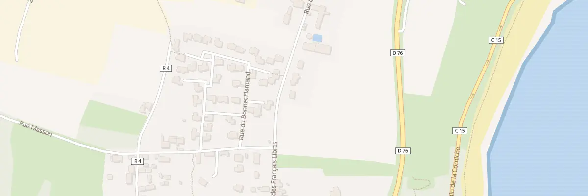Plan du 60 Rue des Français Libres à Cancale
