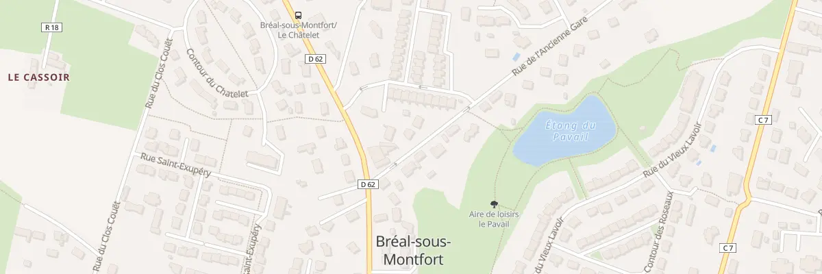Plan du 6 Rue de l’Ancienne Gare à Bréal-sous-Montfort