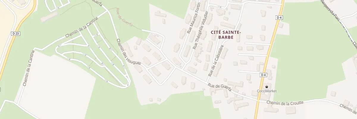 Plan du 45 Rue Maurice Fortin à Flamanville