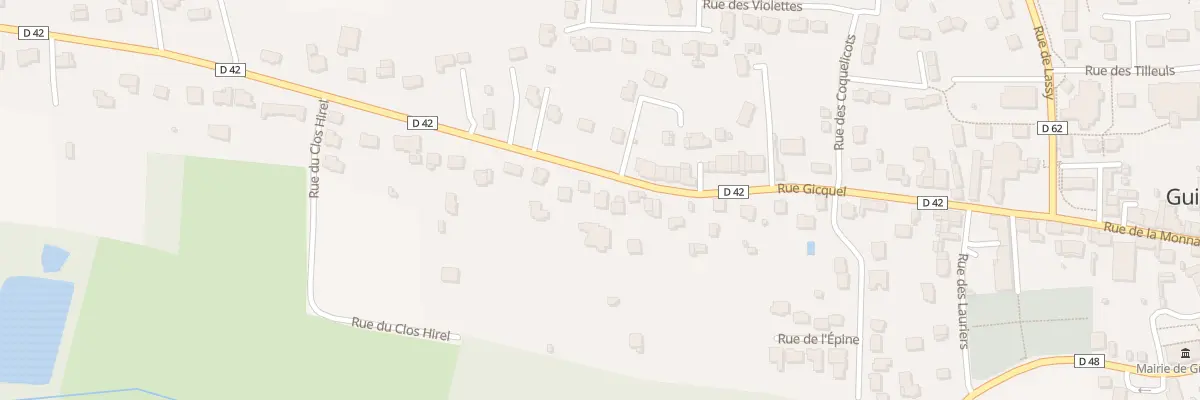 Plan du 35 Rue Gicquel à Guignen