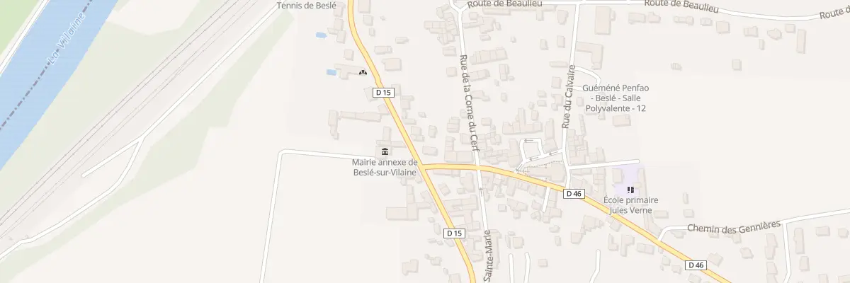Plan du 39T Rue du Gen de Gaulle - Besle à Guémené-Penfao
