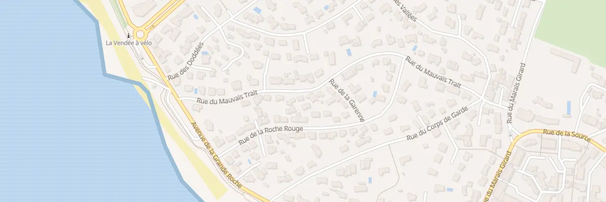 Plan du 30 Rue du mauvais trait à Bretignolles-sur-Mer
