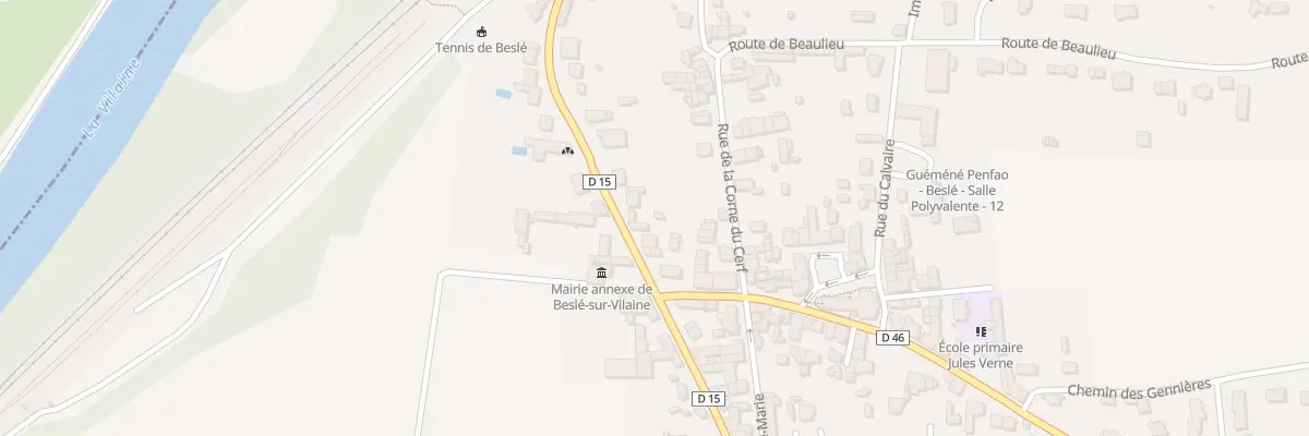 Plan du 43B Rue du Gen de Gaulle - Besle à Guémené-Penfao