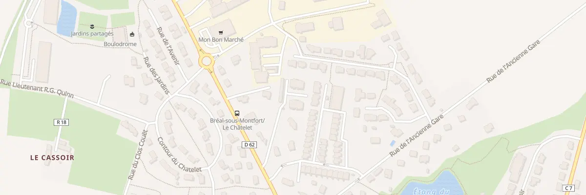 Plan du 33B Rue de Montfort à Bréal-sous-Montfort