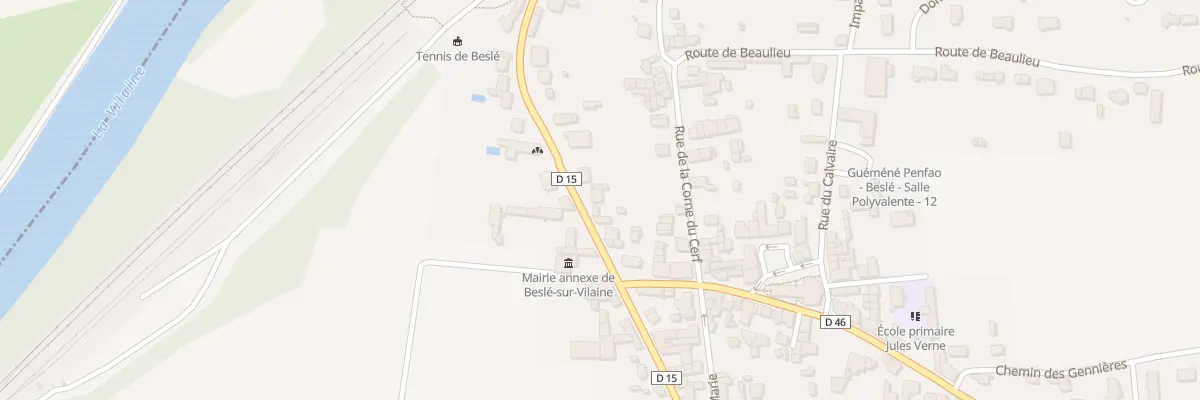 Plan du 45 Rue du Gen de Gaulle - Besle à Guémené-Penfao