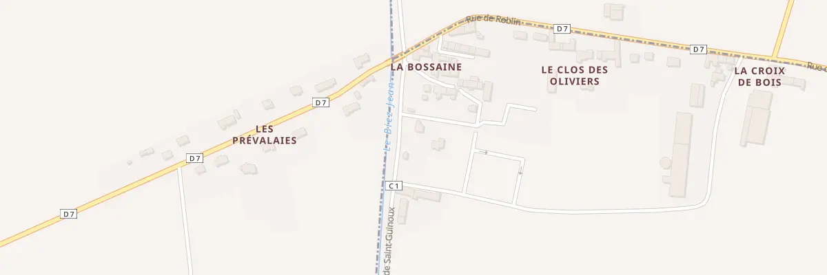 Plan du 5013 La Bossaine à Lillemer