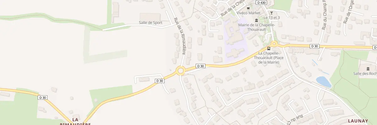 Plan du 2 Rue de la Rimaudière à La Chapelle-Thouarault