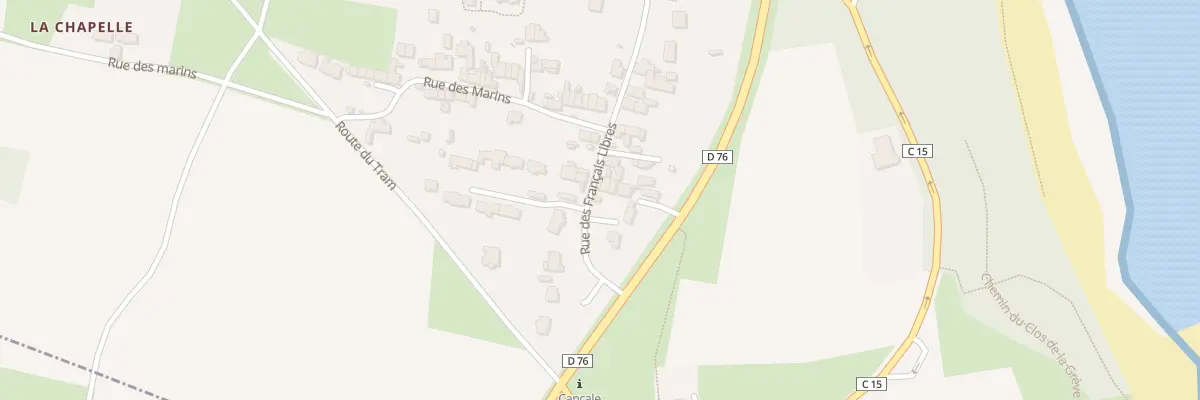 Plan du 6 Rue des Français Libres à Cancale