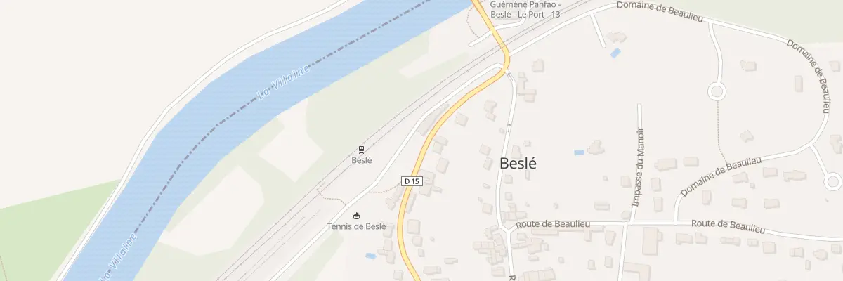 Plan du 52 Rue du Gen de Gaulle - Besle à Guémené-Penfao