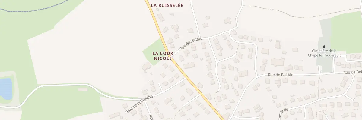 Plan du 2 Rue des Brûlis à La Chapelle-Thouarault