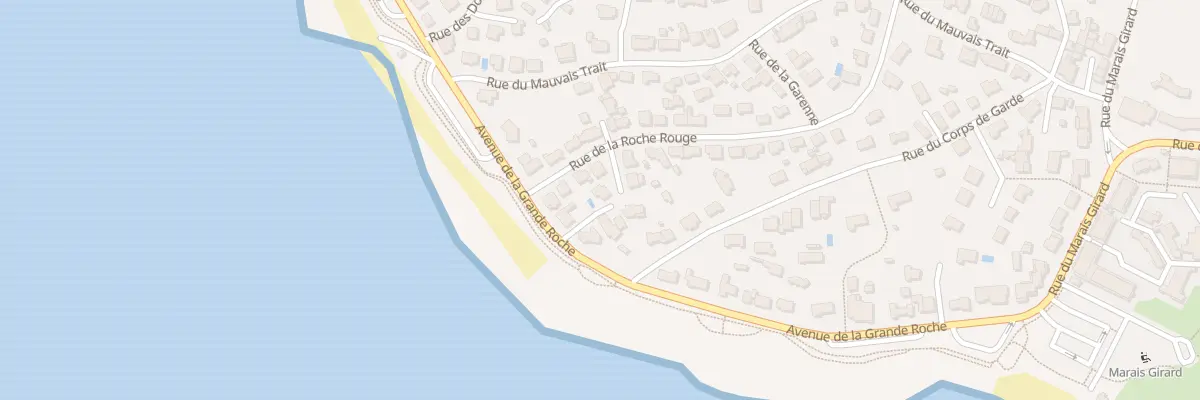 Plan du 36 Rue de la roche rouge à Bretignolles-sur-Mer