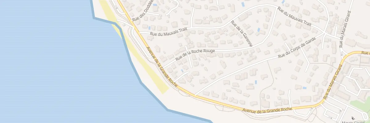 Plan du 38 Rue de la roche rouge à Bretignolles-sur-Mer