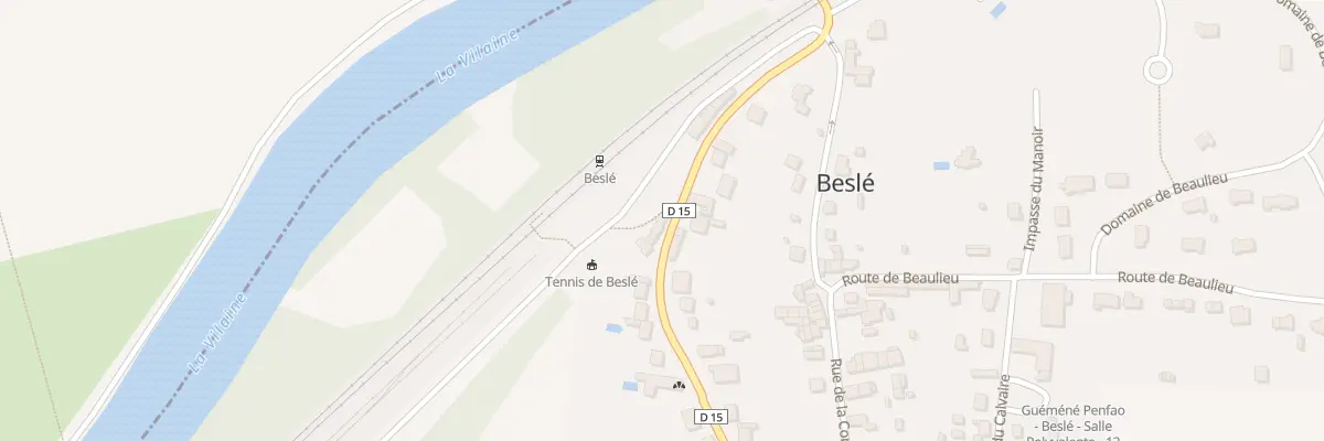 Plan du 50 Rue du Gen de Gaulle - Besle à Guémené-Penfao