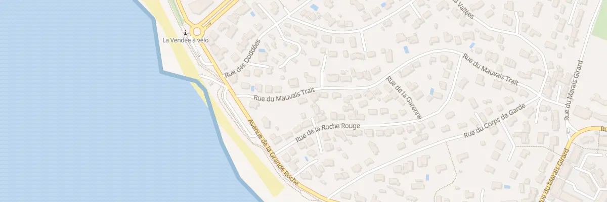 Plan du 40 Rue du mauvais trait à Bretignolles-sur-Mer
