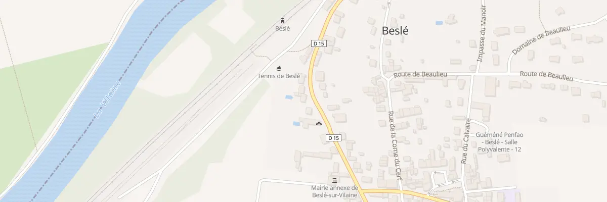 Plan du 42 Rue du Gen de Gaulle - Besle à Guémené-Penfao