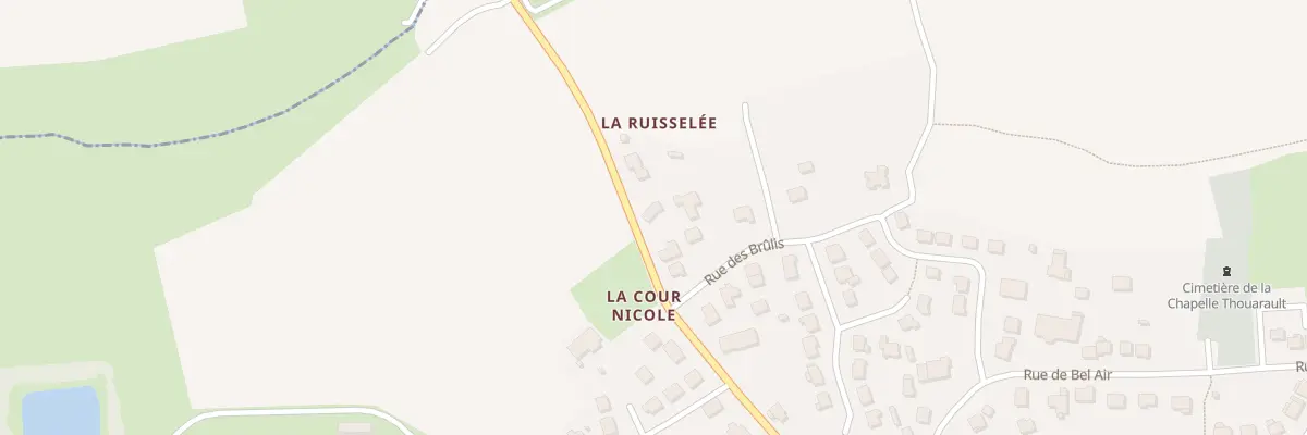 Plan du 16 Rue du Haut Village à La Chapelle-Thouarault