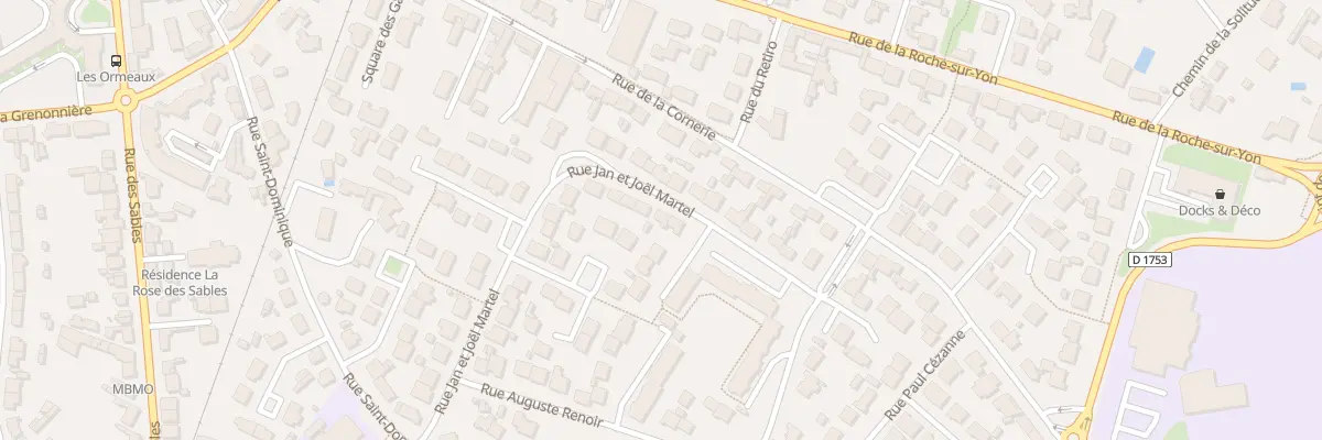 Plan du 3 Rue Jan et Joël Martel à Challans