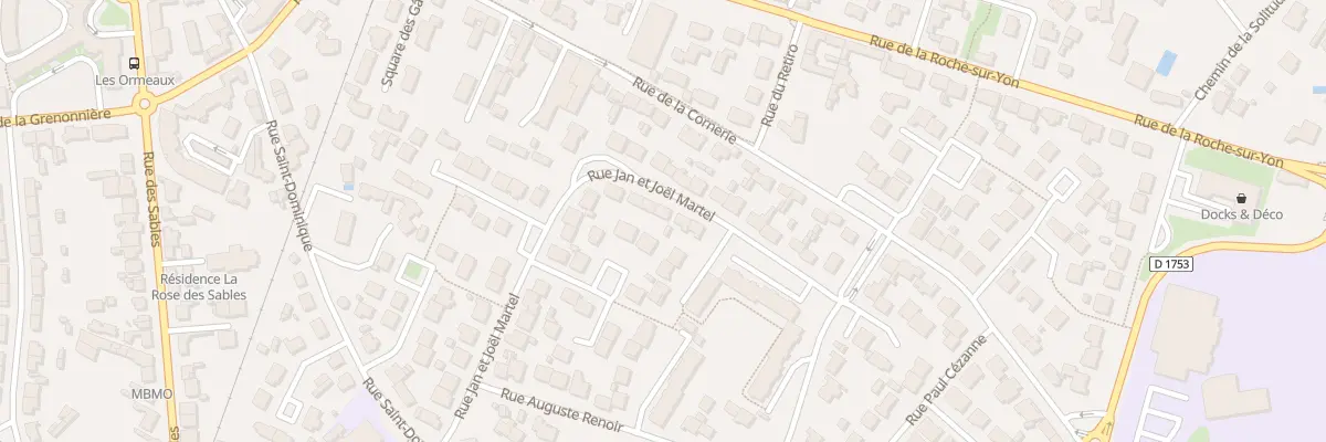 Plan du 5 Rue Jan et Joël Martel à Challans