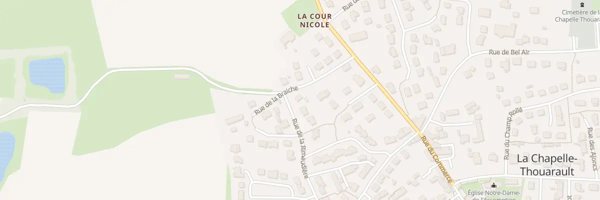 Plan du 6 Rue de la Braiche à La Chapelle-Thouarault