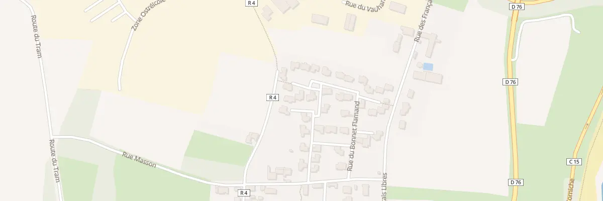 Plan du 2 All d’Acadie à Cancale
