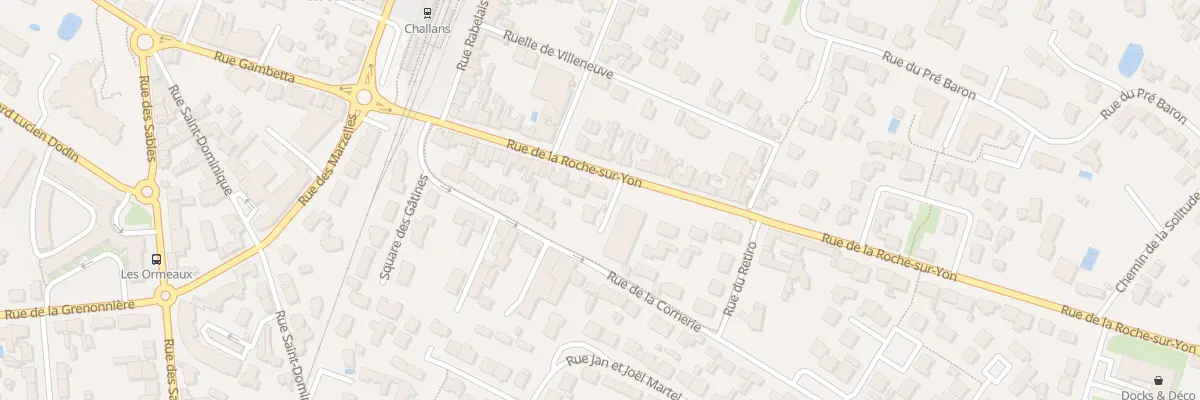 Plan du 18A Rue de la roche-sur-yon à Challans