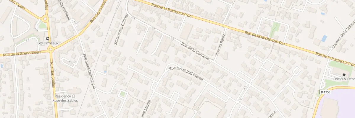 Plan du 24 Rue Jan et Joël Martel à Challans
