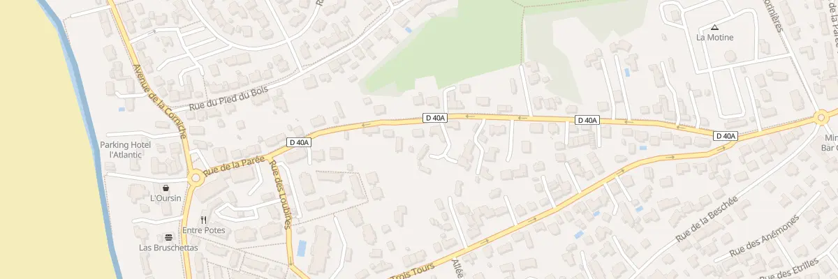 Plan du 36 Rue de la parée à Bretignolles-sur-Mer