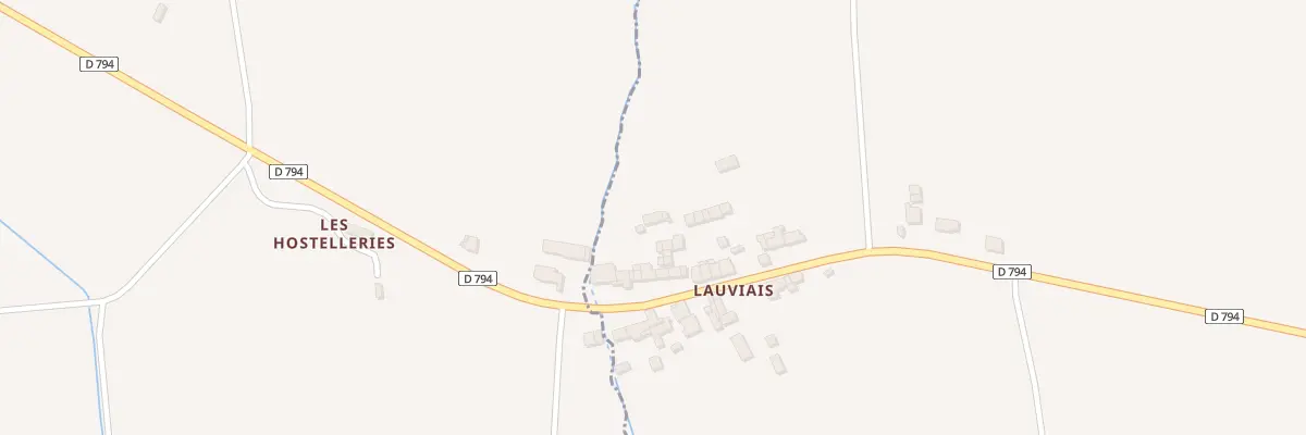Plan du 5409 Lauviais à Meillac