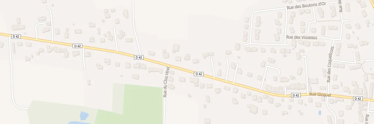 Plan du 60 Rue Gicquel à Guignen
