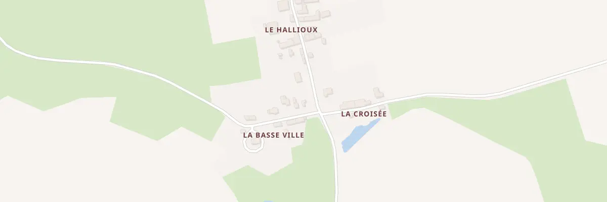 Plan du 6021 La Basse Ville à Bouvron