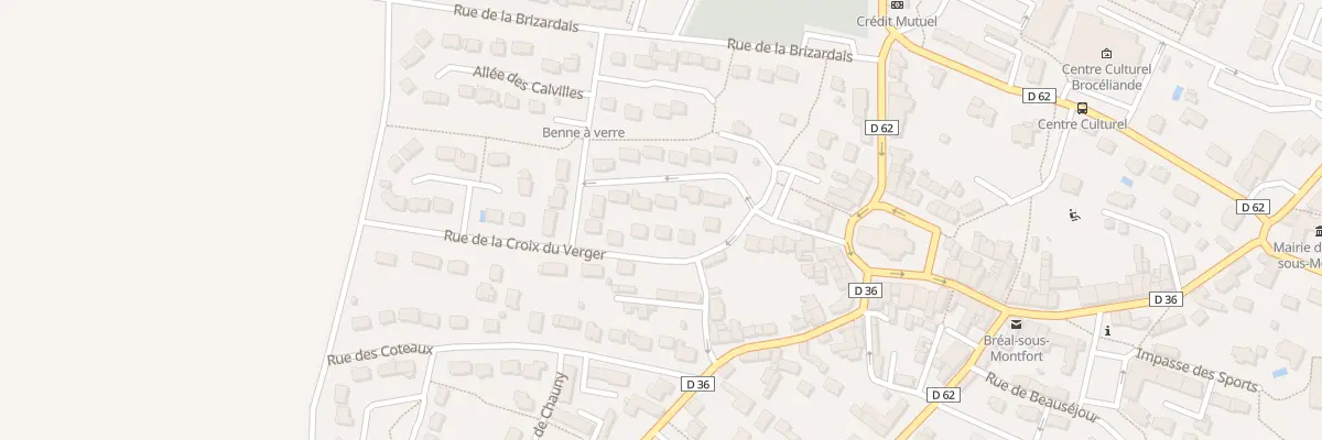 Plan du 1100 Rue des Cyclades à Bréal-sous-Montfort