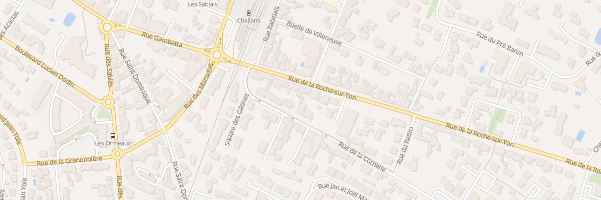Plan du 14 Rue de la roche-sur-yon à Challans