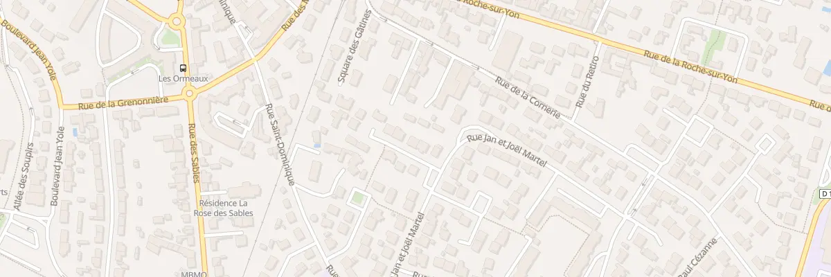 Plan du 6 Sq Jean Baptiste Corot à Challans