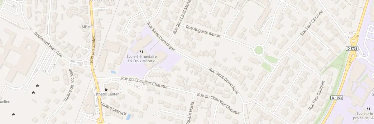 Plan du 34 Rue saint-dominique à Challans