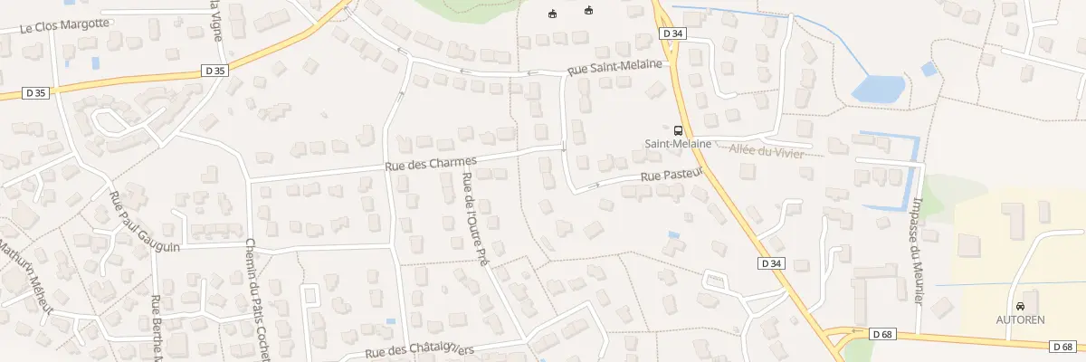 Plan du 19 Rue Pasteur à Cintré