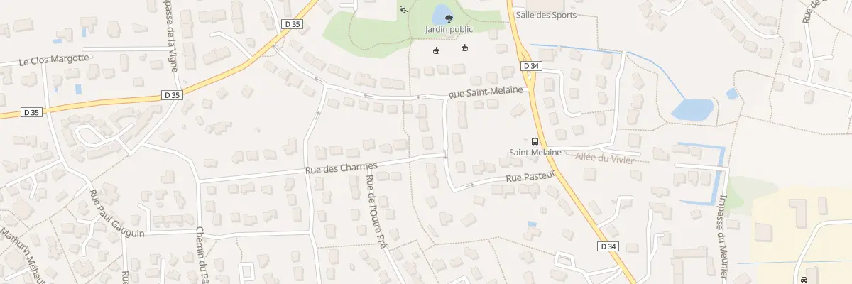 Plan du 23 Rue Pasteur à Cintré