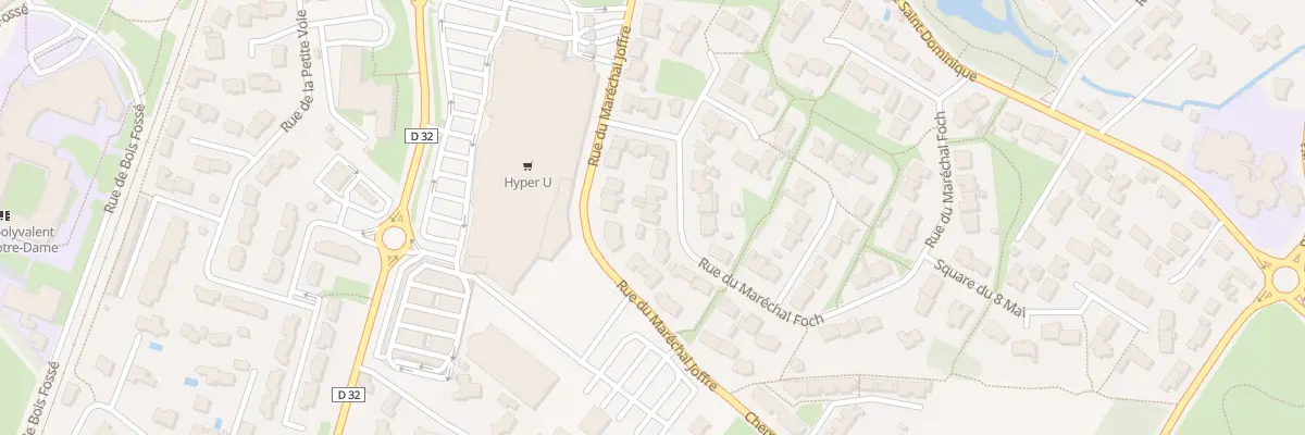 Plan du 8 Rue du Maréchal Foch à Challans