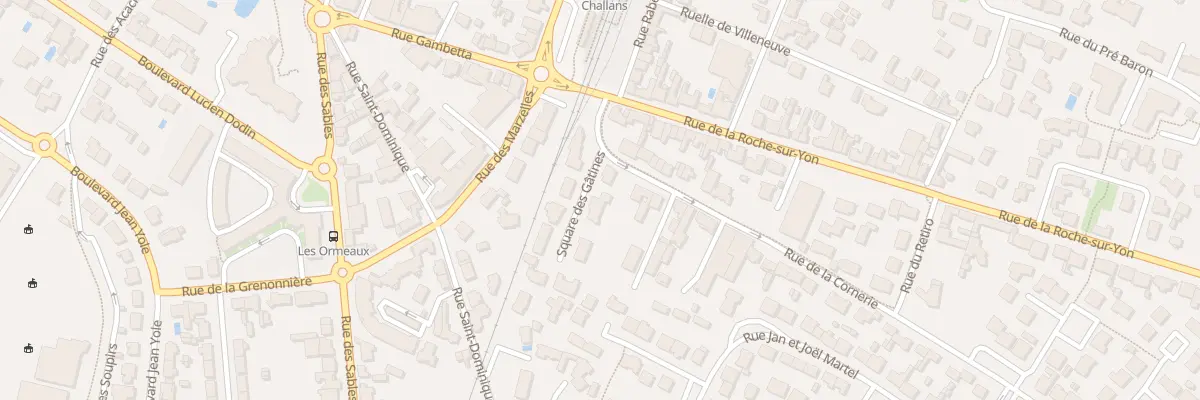 Plan du 3 Sq des Gâtines à Challans