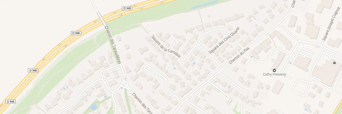 Plan du 2 Sq de la Cornière à Challans