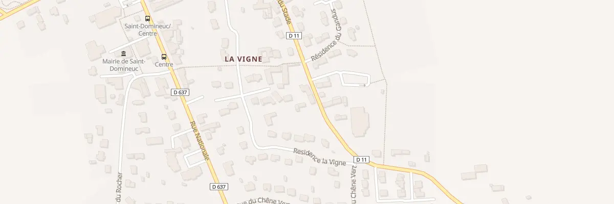 Plan du 18 Rue du Stade à Saint-Domineuc