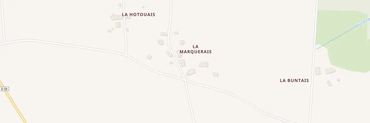Plan du 8 La Marquerais à Langon