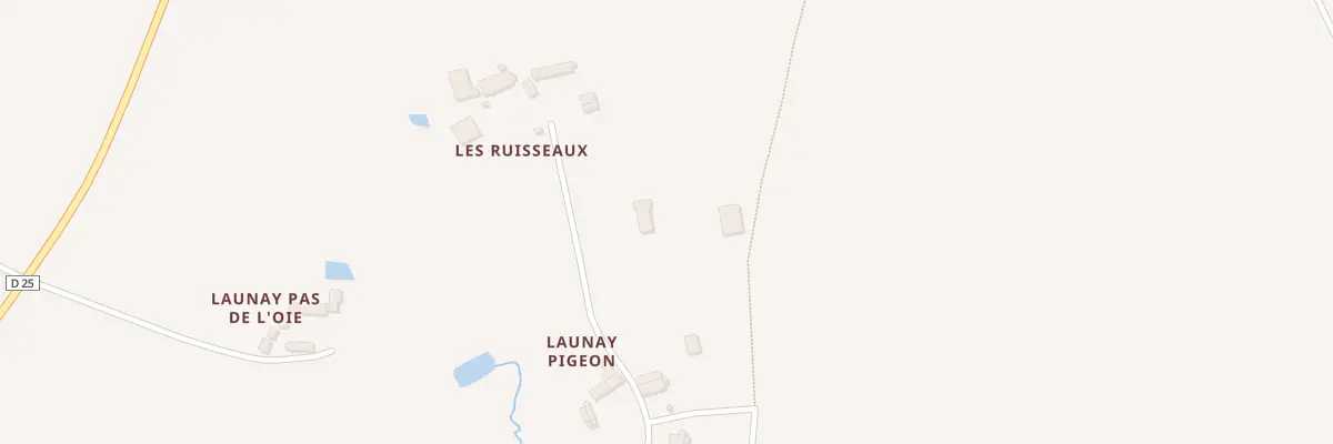 Plan du 8 Launay Pigeon à Romillé
