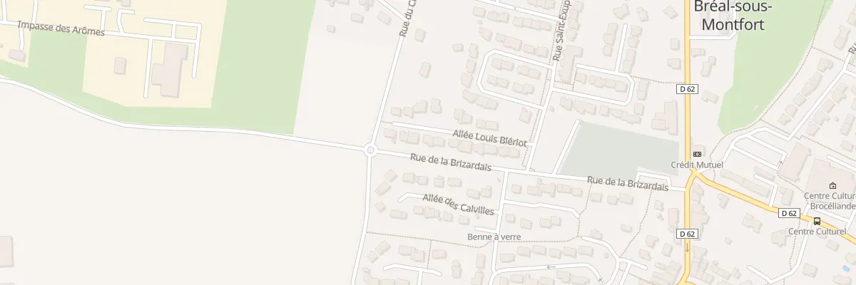 Plan du 13 Sq Louis Blériot à Bréal-sous-Montfort