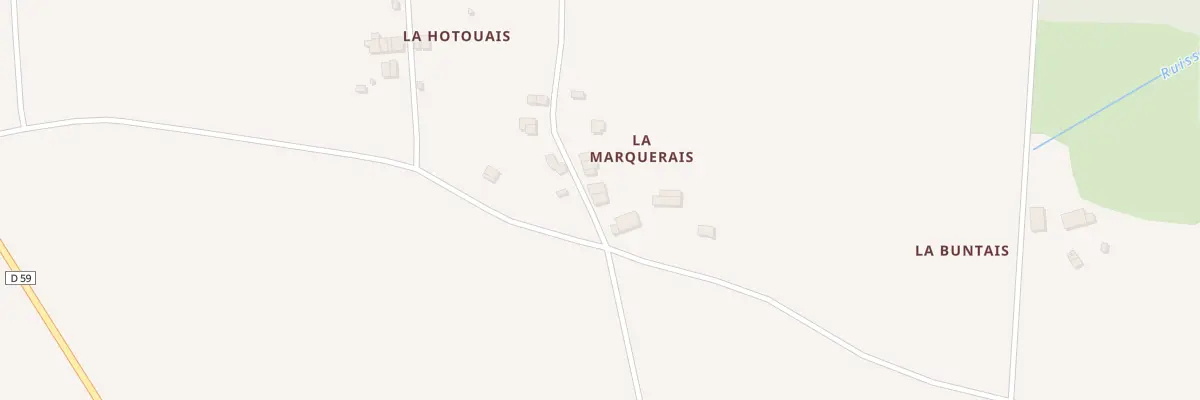 Plan du 6 La Marquerais à Langon