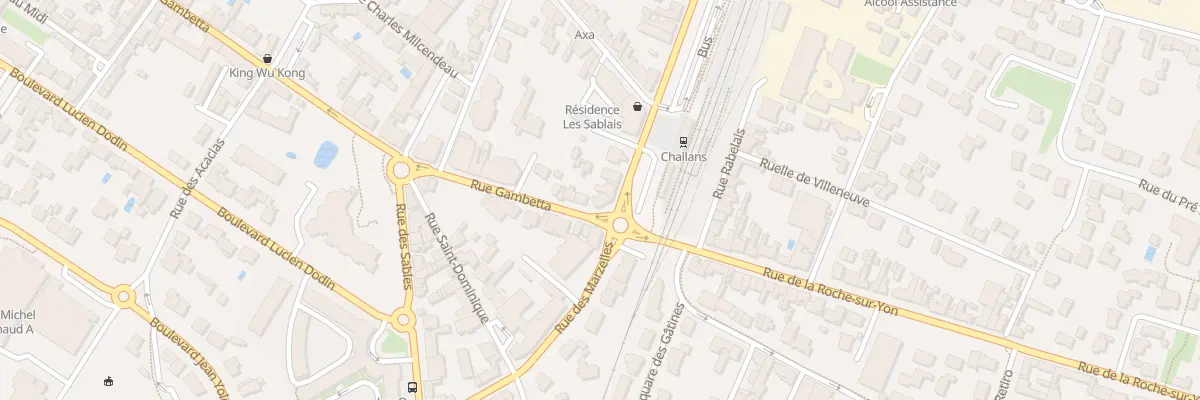 Plan du 65 Rue gambetta à Challans