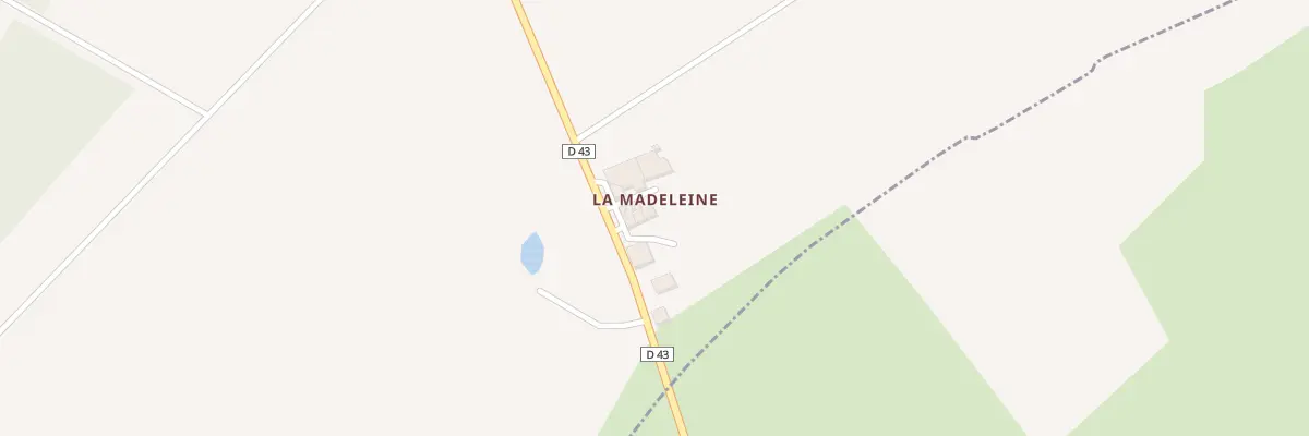 Plan du 11 La Madeleine à Bouvron
