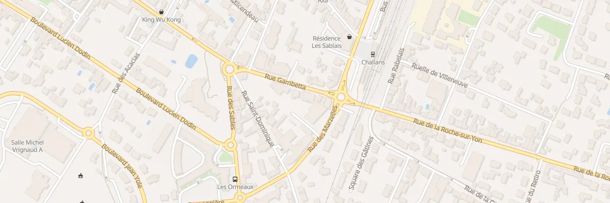 Plan du 60A Rue gambetta à Challans