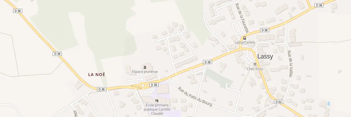 Plan du 14 Rue des Hauts Thébault à Lassy