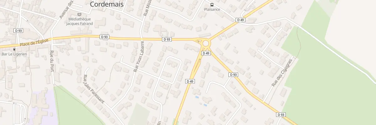 Plan du 18 Rue Auguste Renoir à Cordemais