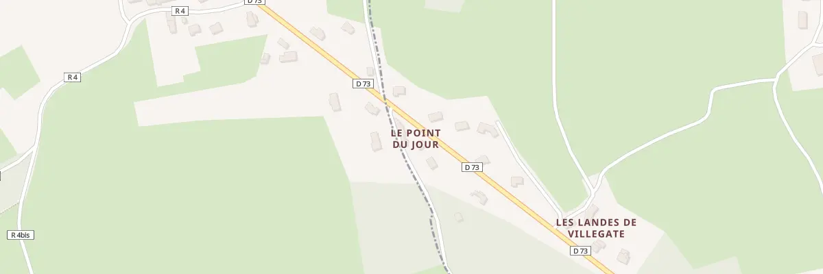 Plan du 7 Le Point du Jour au Tronchet